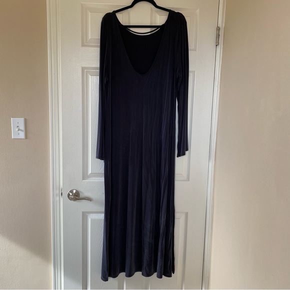 NWOT Anthropologie Eri + Ali Amelie Long Sleeve Maxi Dress - Picture 5 of 11